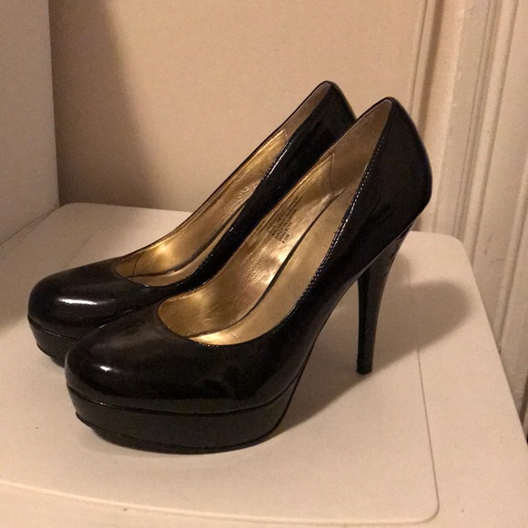 Nine West black platform high heels - Picture 2 of 4